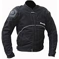 Textil Motorrad Jacke Motorradjacke Schwarz Gr. L