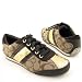COACH Meagan Lace-Up Python Print Brown Womens
