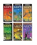 LILY'S Chocolate - Super Variety - 1 Of Each Flavor Creamy Milk, Almond, Coconut, Salted Almond Milk, Original, Crispy Rice - 3 Oz. (Pack of 6)