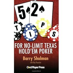 52 Tips for No-limit Texas Hold 'em Poker