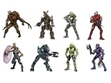 Review McFarlane  / BBTS Exclusive Halo 3 - Action Figures Series 3 - Set of 8 with Violet CQB Spartan