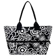 Compare Prices of Fleur Black Reisenthel Expandable Travel Shopper Bag - Two bags in One