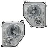 08-11 Jeep Liberty Headlights Headlamps w  Integral Fog Lights Lamps Pair Set by Aftermarket