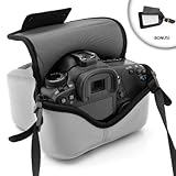 USA Gear DuraNeoprene dSLR Grey FlexArmor for Nikon, Canon EOS, Pentax and  ....