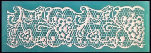 Runde@ Silicone Littile Flower Embossing Lace Fondant Mould Cake Decoration Mould Polymer Clay Resin Molds
