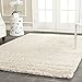 SAFAVIEH California Shag Collection Accent Rug - 3' x 5', Beige, Non-Shedding & Easy Care, 2-inch Thick Ideal for High Traffic Areas in Entryway, Living Room, Bedroom (SG151-1313)