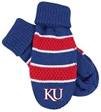 adidas Kansas Jayhawks Women's Knit Mittens One Size Fits All