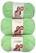 Premier Yarns 3-Pack Solid Deborah Norville Everyday Soft Worsted, Baby Green
