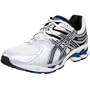 ASICS Men's GEL-Kayano 16 Running Shoe,White/Royal/Lightning,9.5 M