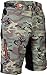 Zoic Men's Ether Camo Mountain Bike MTB Cycle Riding Short Relaxed Fit 12 inch Inseam, UPF 50+