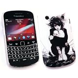 BlackBerry 9900 Bold Touch Tattoo Girl Super Slim Hard Snap On Case By Kit Me Out