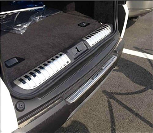 Moonet Stainless Steel Inside Rear Bumper Protector Fit 2014 Land Rover Range Rover Sport