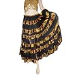 Tiered Full Skirt with Gold Lurex