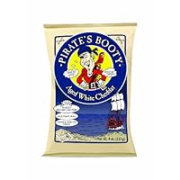 Pirate's Booty, Aged White Cheddar, 4-Ounce Bags (Pack of 12)