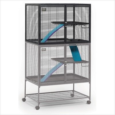 Critter Ferret Nation Nation Add-On Unit Cage in Gray