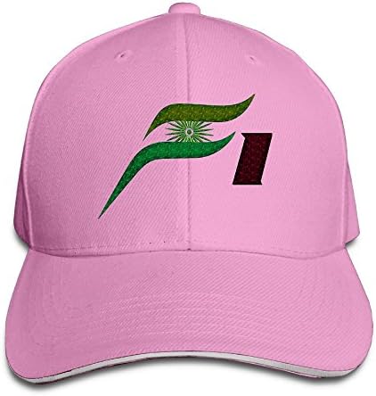 QATARINA Custom Sahara Force India F1 Team Logo Sandwich Cap Baseball Cap Hat Pink