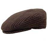 Stefeno Ben Ivy Style Brown Tweed Wool Cap