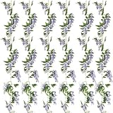 Six 5.5' Wisteria Garland Blue