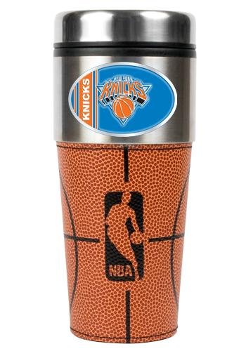 NBA New York Knicks 16-Ounce Gameball Travel Tumbler
