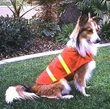 SAFETY VEST REFLECTIVE ORANGE MED