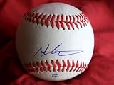 Oakland Athletics Hideki Matsui Autographed ROLB Baseball, Los Angeles Angels of Anaheim, New York Yankees, Proof Photo of Hideki Signing for Us.