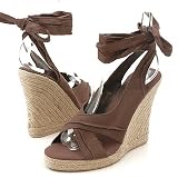 CutesyGirl Tanuki02 Espadrilles Brown 7 Brown