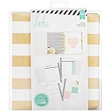 Heidi Swapp Memory Planner Large Gold Foil Stripes Planner 122 Piece