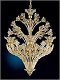Schonbek 7883-51A Black / Swarovski Rivendell Crystal Twelve Light Up Lighting Two Tier Chandelier from the Rivendell Collection