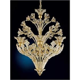 Schonbek 7883-23A Etruscan Gold Swarovski Rivendell Crystal Twelve Light Up Lighting Two...