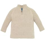  : zip-neck sweater(oatmeal 18mos)