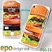 iPhone4/4S対応　ＥＰＯデザインスキンシール　ダブルチーズバーガー