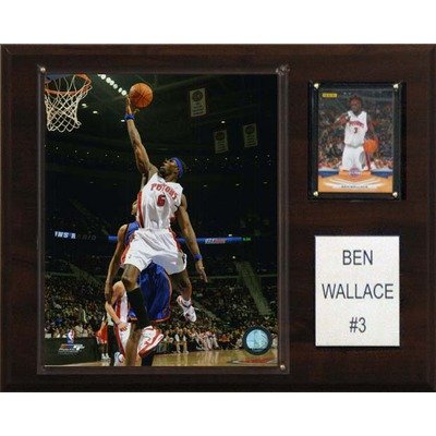 NBA Detroit Pistons Ben Wallace Photo Player Plaque