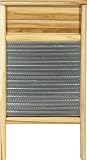 Columbus Washboard 3010 Spiral Metal Washboard Teak 12-7/16x23-3/4 Inches
