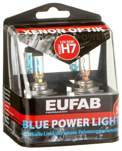 EUFAB 13127 \"Blue Power Light\" 12V 55W H7 PX26D Preisvergleich