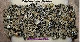 Dalmatian Jasper Gemstone Chip Stretch Bracelet