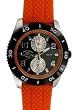 Tommy Bahama Relax Silicone Strap Black Dial Men's watch #RLX1092