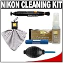 Nikon Cleaning Combo Kit: Nikon 3-Piece Lens Cleaning Kit + Spudz Microfiber Cloth + Lens Pen + Air Blower for D700, D300, D200, D90, D80, D60, D5000, D40x, D40, D3, D3x, D300s & D3000 Digital SLR Cameras, Lenses, Binoculars & Scopes