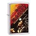 Zippo Lighter Bob Marley 1976 Tour, Brushed Chrome