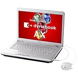 【複合機＋ワンセグＴＶチューナーセット】東芝　　　　　　　　　　　　　 ノートパソコン 『dynabook AX(ダイナブック AX)』 リュクスホワイトPAAX53GLPT
