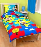 Parure de lit housse de couette + taie Mickey Mouse Disney