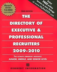 The Directory Of Executive & Professional Recruiters 2009-2010 (Directory of Executive Recruiters)
