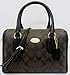 Coach Signature MINI Bennett Satchel in Brown & Black