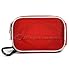 Quality and Protective Red Slim Nylon Digital Camera Case Slide Zipper Closure with Metal Clip Included for Canon Powershot IXUS 85IS, 90IS, 970IS, 80IS, 70, 75, 950IS, 860IS, 960IS