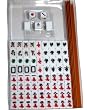 Mini Chinese Mah Jong with 4 Racks, 2 Mahjong Spares, 2 Dices and 1 Banker Button Travel Ver.