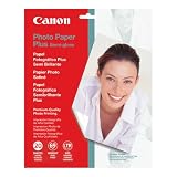Canon Photo Paper Plus Semi-Gloss, 8.5 x 11 Inches, 20 Sheets (1686B020)