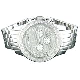 Luxurman Watches Mens Designer Diamond Watch 0.30ct