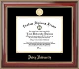 DeVry University - Gold Medallion - Mahogany Gold Trim - Diploma Frame