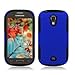 Aimo Wireless Progressive Hybrid Gummy Mesh Defense Case for Samsung Galaxy Light T399 - Retail Packaging - Black/Blue