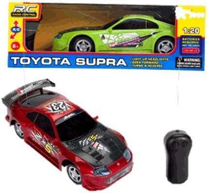 Radio Controlled Toyota Supra 1:20 Scale ~ Ages 5+ (Lime Green)