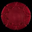 Pandoras Charger Dinner Plate (13"), Deep Red - 6 Pack